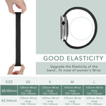 메탈 헤드 꼬임 나일론 단색 교체용 스트랩 시계줄, 애플 워치 시리즈 6 & SE & 5 & 4 44mm / 3 & 2 & 1 42mm용, L 165mm