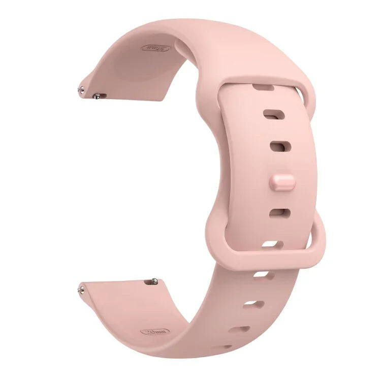 Butterfly Buckle Silicone Replacement Strap Watchband, 20mm For Samsung Galaxy Watch Active 3 41mm, 22mm For Samsung Galaxy Watch Active 3 45mm