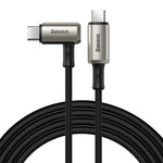 Baseus CATPN-01 100W 5A PD3.1 Gen2 USB-C / Type-C에서 USB-C / Type-C HD 동기화 코액셜 해머 케이블, 케이블 길이: 1.5m