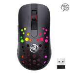 HXSJ T100 10000 DPI RGB 매크로 정의 유선 무선 듀얼 모드 마우스