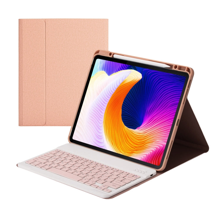 HK132 분리형 플라스틱 블루투스 키보드 보호 케이스 홀더 및 펜 슬롯 포함, iPad Pro 12.9인치 2021 / 2020 / 2018용