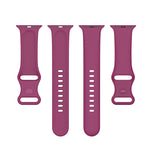 대형 실리콘 시계줄, 애플 워치 시리즈용, 7 41mm / 6 & SE & 5 & 4 40mm / 3 & 2 & 1 38mm, 사이즈: 대형, 7 45mm / 6 & SE & 5 & 4 44mm / 3 & 2 & 1 42mm, 사이즈: 대형