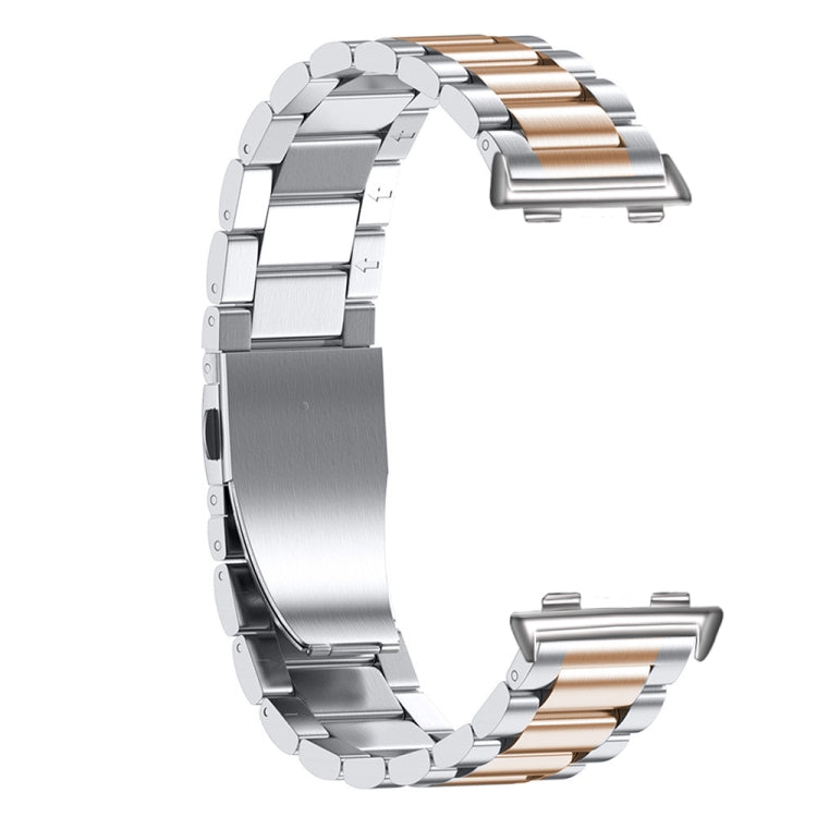 Three-beads Steel Replacement Strap Watchband, For OPPO Watch 41mm, For OPPO Watch 46mm