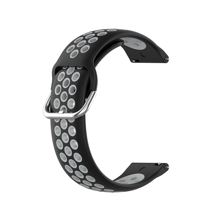 For Huawei Watch 3 / 3 Pro 22mm Sport Two-color Silicone Replacement Strap Watchband