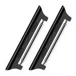 2개 세트 시계줄 스테인리스 스틸 음향 이어 커넥터, 너비: 22mm 애플 워치 시리즈 6 & SE & 5 & 4 40mm / 3 & 2 & 1 38mm용, 너비: 22mm 애플 워치 40mm / 38mm용