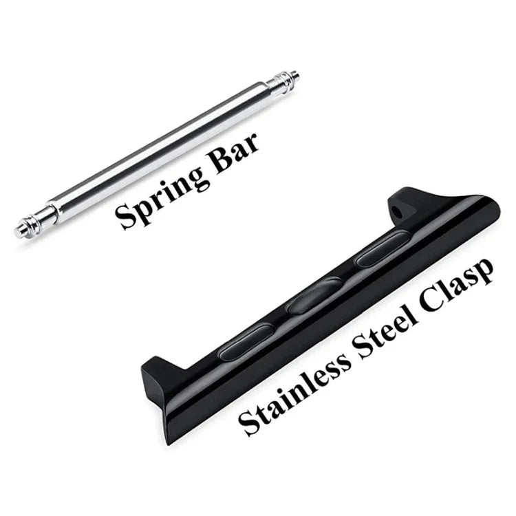 2개 세트 시계줄 스테인리스 스틸 음향 이어 커넥터, 너비: 22mm 애플 워치 시리즈 6 & SE & 5 & 4 40mm / 3 & 2 & 1 38mm용, 너비: 22mm 애플 워치 40mm / 38mm용