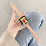 악어 무늬 가죽 교체 스트랩 시계줄, Apple Watch 시리즈 7 41mm / & 6 & SE & 5 & 4 40mm용, Apple Watch 시리즈 7 45mm / & 6 & SE & 5 & 4 44mm용