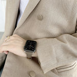 악어 무늬 가죽 교체 스트랩 시계줄, Apple Watch 시리즈 7 41mm / & 6 & SE & 5 & 4 40mm용, Apple Watch 시리즈 7 45mm / & 6 & SE & 5 & 4 44mm용