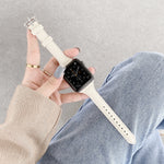 악어 무늬 가죽 교체 스트랩 시계줄, Apple Watch 시리즈 7 41mm / & 6 & SE & 5 & 4 40mm용, Apple Watch 시리즈 7 45mm / & 6 & SE & 5 & 4 44mm용