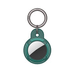 에어태그 2세대 / 에어태그 1세대용 키체인 링이 있는 원형 카본 파이버 낙하 방지 케이스
