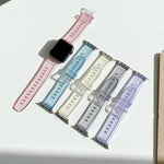 애플 워치 시리즈용 라이트 TPU 변색 교체 밴드, 7 45mm / 6 & SE & 5 & 4 44mm / 3 & 2 & 1 42mm, 7 41mm / 6 & SE & 5 & 4 40mm / 3 & 2 & 1 38mm