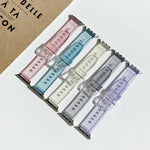 애플 워치 시리즈용 라이트 TPU 변색 교체 밴드, 7 45mm / 6 & SE & 5 & 4 44mm / 3 & 2 & 1 42mm, 7 41mm / 6 & SE & 5 & 4 40mm / 3 & 2 & 1 38mm