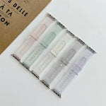 애플 워치 시리즈용 라이트 TPU 변색 교체 밴드, 7 45mm / 6 & SE & 5 & 4 44mm / 3 & 2 & 1 42mm, 7 41mm / 6 & SE & 5 & 4 40mm / 3 & 2 & 1 38mm