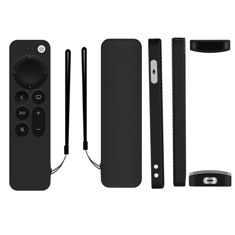 Apple TV 4K 4세대 시리 리모컨용 실리콘 보호 케이스 커버