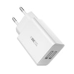 WK WP-U56 2A 듀얼 USB 고속 충전 여행용 충전기 전원 어댑터, EU 플러그