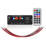 JX-808BT 자동차 12V 오디오 MP3 플레이어 디코더 보드 FM 라디오 USB, 블루투스 / 리모컨 / 녹음 포함, JX-808BT