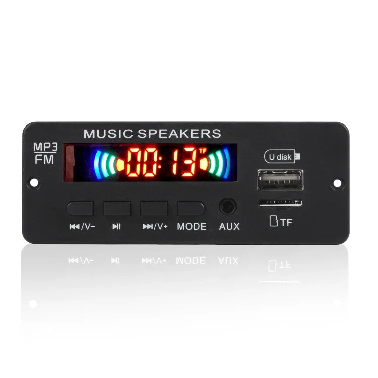 JX-808BT 자동차 12V 오디오 MP3 플레이어 디코더 보드 FM 라디오 USB, 블루투스 / 리모컨 / 녹음 포함, JX-808BT