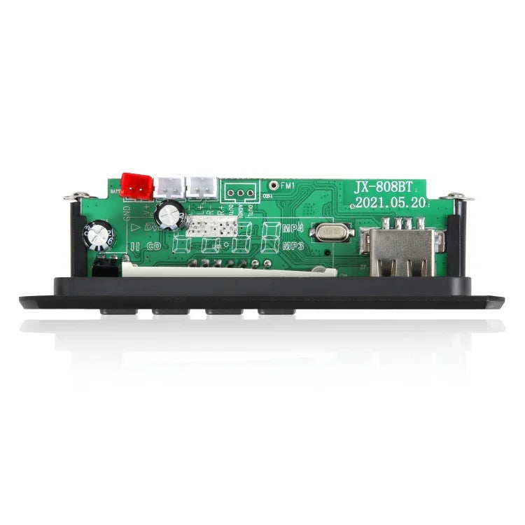 JX-808BT 자동차 12V 오디오 MP3 플레이어 디코더 보드 FM 라디오 USB, 블루투스 / 리모컨 / 녹음 포함, JX-808BT