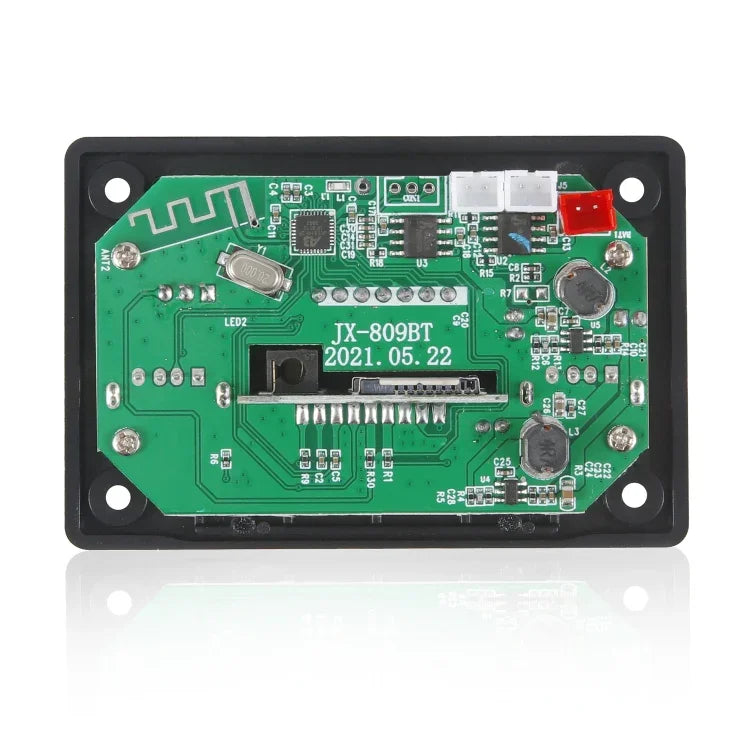 JX-809BT 자동차 12V 오디오 MP3 플레이어 디코더 보드 FM 라디오 USB, 블루투스 / 리모컨 / 녹음 포함, JX-809BT