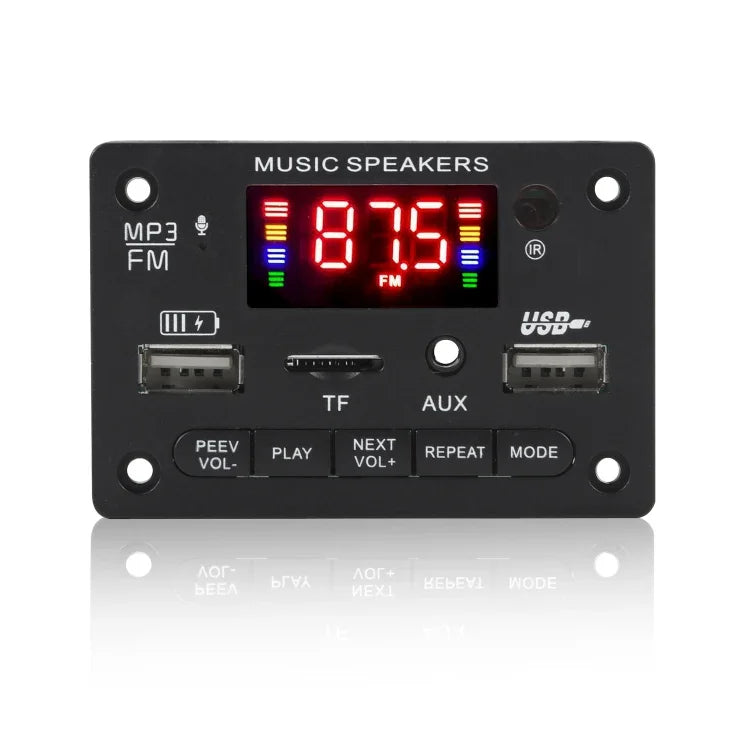 JX-810BT 자동차 12V 오디오 MP3 플레이어 디코더 보드 FM 라디오 USB, 블루투스 / 리모컨 / 녹음 기능 포함, JX-810BT