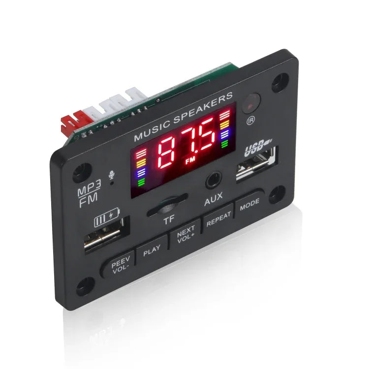 JX-810BT 자동차 12V 오디오 MP3 플레이어 디코더 보드 FM 라디오 USB, 블루투스 / 리모컨 / 녹음 기능 포함, JX-810BT