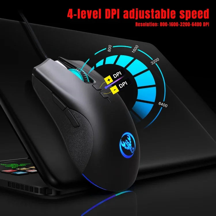HXSJ P8+V100+J900 키보드 마우스 변환기 + 한손 키보드 + 프로그래밍 게이밍 마우스 세트, P8+V100+A883