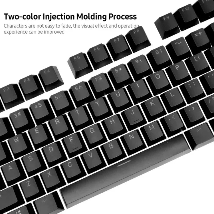 HXSJ P9 104키 PBT 컬러 기계식 키보드 키캡
