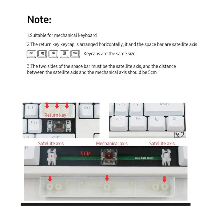 HXSJ P9 104키 PBT 컬러 기계식 키보드 키캡