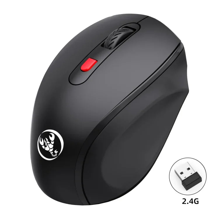HXSJ T67 2.4G Bluetooth 3.0/5.0 Dual Mode Wireless Mouse, T67 2.4G