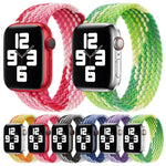 싱글 루프 직조 나일론 교체용 시계줄, 사이즈: S 135mm, Apple Watch 시리즈 6 & SE & 5 & 4 40mm / 3 & 2 & 1 38mm용, S 135mm 40mm / 38 mm