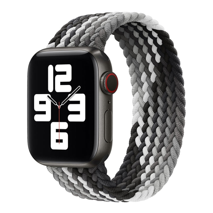 싱글 루프 직조 나일론 교체용 시계줄, 사이즈: XS 135mm, Apple Watch 시리즈 6 & SE & 5 & 4 44mm / 3 & 2 & 1 42mm용, XS 135mm 44mm / 42 mm