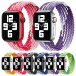 싱글 루프 직조 나일론 교체용 시계줄, 사이즈: XS 135mm, Apple Watch 시리즈 6 & SE & 5 & 4 44mm / 3 & 2 & 1 42mm용, XS 135mm 44mm / 42 mm