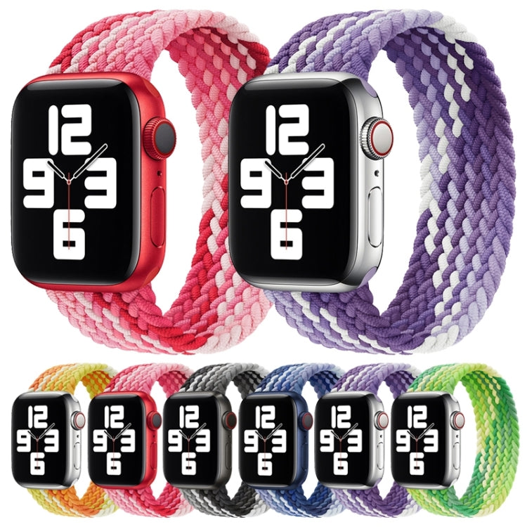 싱글 루프 직조 나일론 교체용 시계줄, 사이즈: XS 135mm, Apple Watch 시리즈 6 & SE & 5 & 4 44mm / 3 & 2 & 1 42mm용, XS 135mm 44mm / 42 mm