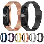 For Xiaomi Mi Band 6 / 5 Mijobs Milan Buckle Plus Stainless Steel Watch Band
