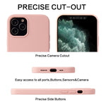 Solid Color Liquid Silicone Shockproof Protective Case, For iPhone 13 mini, For iPhone 13, For iPhone 13 Pro
