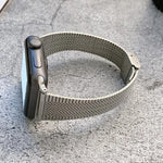 작은 손목 스틸 교체용 스트랩 시계줄, Apple Watch 시리즈 7 41mm / & 6 & SE & 5 & 4 40mm용, Apple Watch 시리즈 7 45mm / & 6 & SE & 5 & 4 44mm용