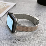 작은 손목 스틸 교체용 스트랩 시계줄, Apple Watch 시리즈 7 41mm / & 6 & SE & 5 & 4 40mm용, Apple Watch 시리즈 7 45mm / & 6 & SE & 5 & 4 44mm용
