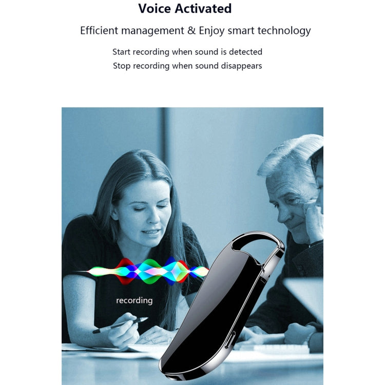 V11 휴대용 키체인 HD 녹음 펜 음성 녹음기, 32GB, 64GB