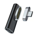 100W USB-C / 타입-C 암-20핀 마그네틱 USB-C / 타입-C 수형 엘보우 어댑터