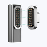 100W USB-C / 타입-C 암-20핀 마그네틱 USB-C / 타입-C 수형 엘보우 어댑터