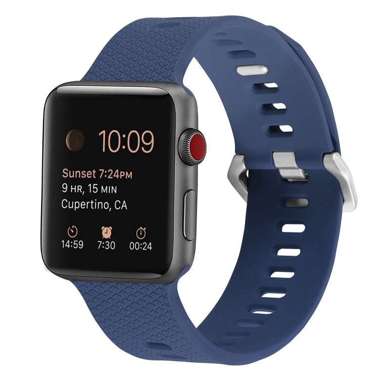 실리콘 교체 스트랩 시계줄, Apple Watch 시리즈 7 45mm / 6 & SE & 5 & 4 44mm / 3 & 2 & 1 42mm, 7 41mm / 6 & SE & 5 & 4 40mm / 3 & 2 & 1 38mm용