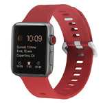 실리콘 교체 스트랩 시계줄, Apple Watch 시리즈 7 45mm / 6 & SE & 5 & 4 44mm / 3 & 2 & 1 42mm, 7 41mm / 6 & SE & 5 & 4 40mm / 3 & 2 & 1 38mm용