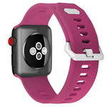 실리콘 교체 스트랩 시계줄, Apple Watch 시리즈 7 45mm / 6 & SE & 5 & 4 44mm / 3 & 2 & 1 42mm, 7 41mm / 6 & SE & 5 & 4 40mm / 3 & 2 & 1 38mm용