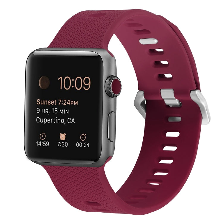 실리콘 교체 스트랩 시계줄, Apple Watch 시리즈 7 45mm / 6 & SE & 5 & 4 44mm / 3 & 2 & 1 42mm, 7 41mm / 6 & SE & 5 & 4 40mm / 3 & 2 & 1 38mm용
