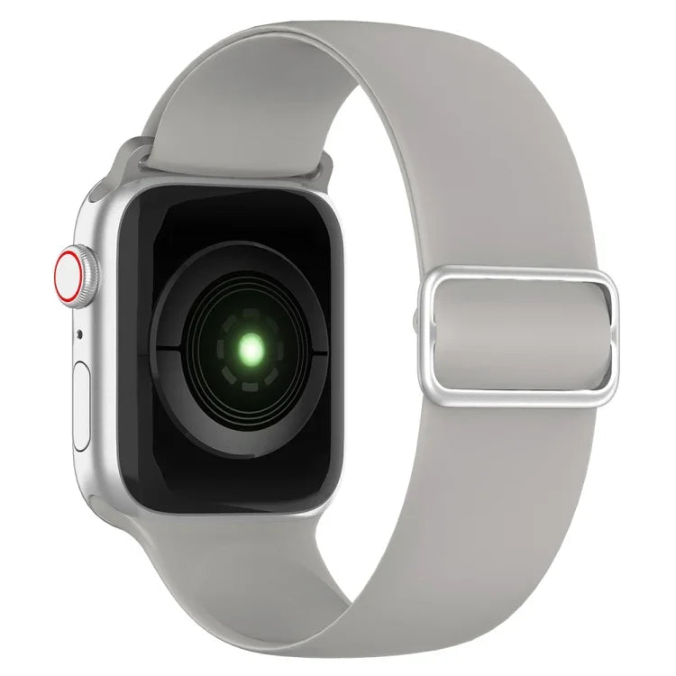 탄력성 실리콘 교체 스트랩 시계줄, Apple Watch 시리즈용, 7 45mm / 6 & SE & 5 & 4 44mm / 3 & 2 & 1 42mm