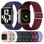탄력성 실리콘 교체 스트랩 시계줄, Apple Watch 시리즈용, 7 45mm / 6 & SE & 5 & 4 44mm / 3 & 2 & 1 42mm