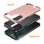Brushed Texture Carbon Fiber TPU Case, For iPhone 13 mini, For iPhone 13, For iPhone 13 Pro, For iPhone 13 Pro Max