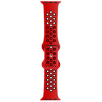 버터플라이 버클 투톤 액체 실리콘 교체 시계줄, Apple Watch 시리즈용, 7 41mm / 6 & SE & 5 & 4 40mm / 3 & 2 & 1 38mm, 7 45mm / 6 & SE & 5 & 4 44mm / 3 & 2 & 1 42mm