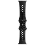 버터플라이 버클 투톤 액체 실리콘 교체 시계줄, Apple Watch 시리즈용, 7 41mm / 6 & SE & 5 & 4 40mm / 3 & 2 & 1 38mm, 7 45mm / 6 & SE & 5 & 4 44mm / 3 & 2 & 1 42mm