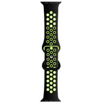 버터플라이 버클 투톤 액체 실리콘 교체 시계줄, Apple Watch 시리즈용, 7 41mm / 6 & SE & 5 & 4 40mm / 3 & 2 & 1 38mm, 7 45mm / 6 & SE & 5 & 4 44mm / 3 & 2 & 1 42mm